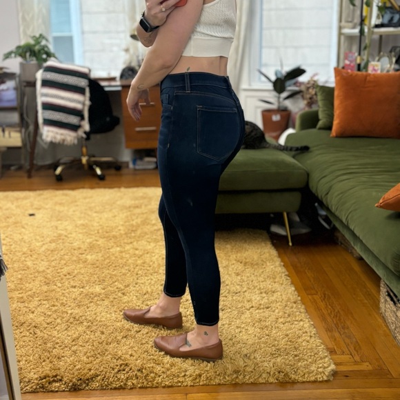 NWOT Banana Republic Super Stretch Legging High Rise Denim Sz 4 27 Skinny Jeans - Picture 2 of 9